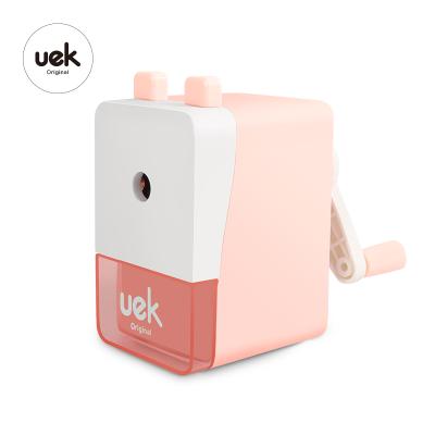 China School Life Uek Kids Stationary Good Quality Fancy Custom Pink Pencil Sharpener for sale