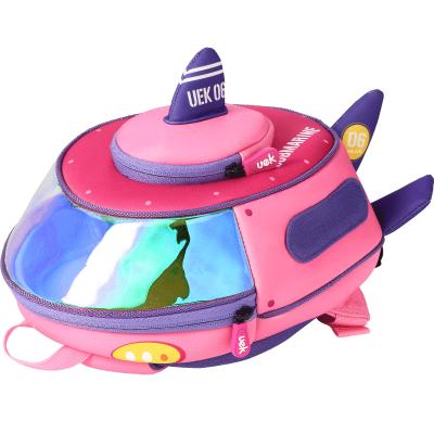 China UEK waterproof school bag in Korean style with cute egg shape and extra wide scientific spine pressure relieve system for sale