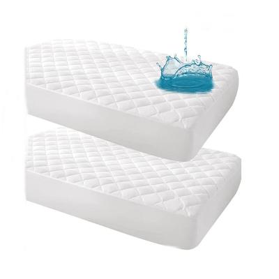 China Hot Selling Amazon Baby Bed Crib Protector Woven Microfiber Folded Mattress Quilted Crib Mattress Cover for sale