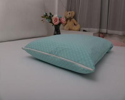 China Waterproof High Quality Custom Wave Stitch Diamond Ticking Fabric Pillow Protector Covers for sale