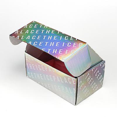 China Custom E-Commerce Packaging Holographic Corrugated Mailing Box for sale