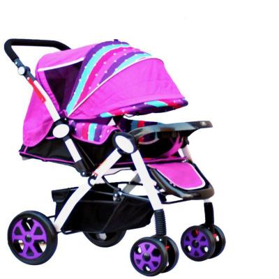 China Luxury Baby Stroller Carry Baby Fashionable Shocking Proof 3 in 1 Reversible Handle Bar Multifunctional Baby Stroller for sale