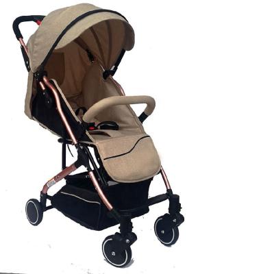 China Carry Baby China Factory Wholesale Lightweight Classic Aluminum Sight Multifunctional Baby Stroller Carrier, Gold Stroller Baby Pram for sale