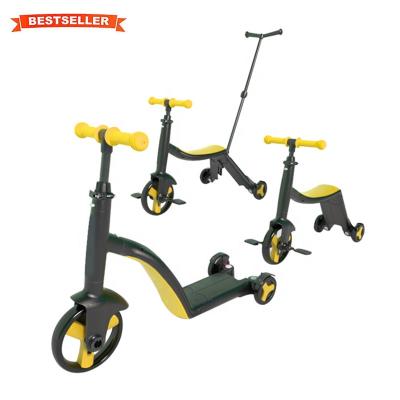 China Ride On Toy Alluminium And PP Scooter 3-4-5IN1 With CE China 2022 New Design And High Quality 3 Wheel Baby Seat Tricycle For 2-6 Years for sale