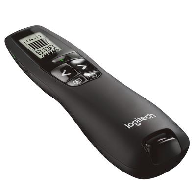 China Pointer Logitech R800 Laser Presentation Remote With LCD Display For Time Tracking for sale