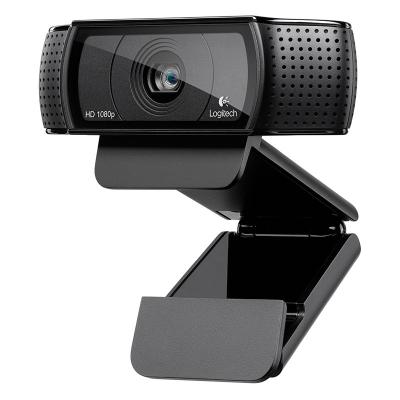 China ABS Plastic Black Logitech C920 Webcam 1080P Pro Anchor Recommended Web Camara Beauty Video Hd Webcam For Desktop Computer for sale