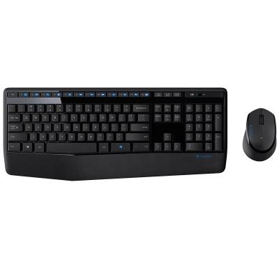 China Logitech MK345 Wireless Multimedia Mk 345 Flat Metal USB Keyboard Mouse Combo for sale