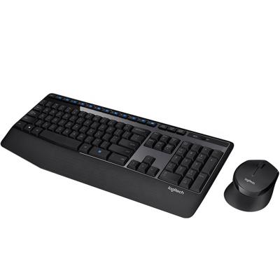 China Metal Logitech MK345 Comfort Radio Multimedia Keyboard and Mouse Wireless Ergonomics 2.4GHz Keyboard Mouse Combo Set for sale