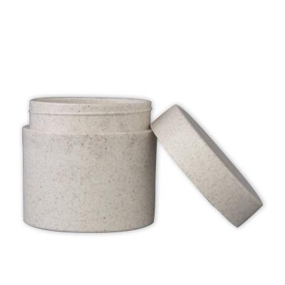 China Cosmetic Wheat Straw Empty Jars For Lotions and Creams for sale