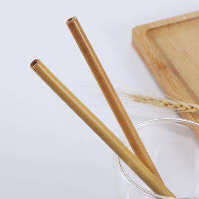 China Viable Custom Reusable Bamboo Drinking Straws for sale