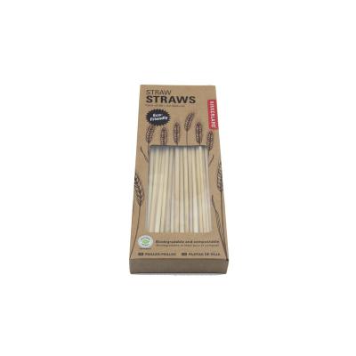 China Viable Wholesale All Natural Eco Friendly Straw Drinking Straws for sale