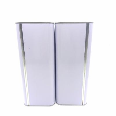 China Paint cans factory sold 4L metal empty square tin cans for paint coat chemical for sale