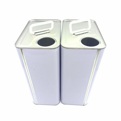 China Paint Cans Hot Selling 4 Liter Hollow Square Metal Tin Chemical Cans Made In China for sale