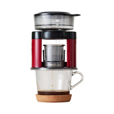 China Hotel Extract Coffee Maker 2 Amount Mini Cups Drip Household Business Automatic Travel S3 Portable Mini Coffee Maker for sale