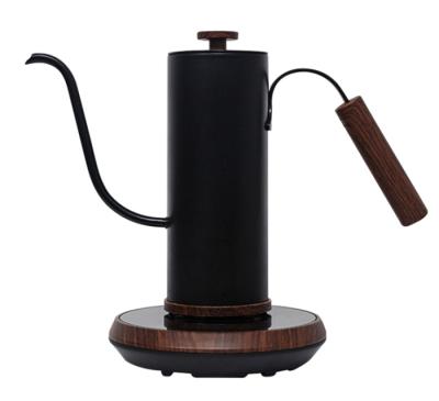 China Keep Hot Water Kettle Retro Style 400ML Electric Gooseneck Heater 800w Touch Control Coffee Kettle for sale