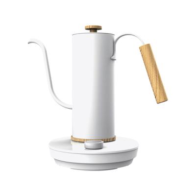 China Classical Rotation Control Coffee Kettle LED Display Tea Goose Neck Automatic Coffee Kettle for sale