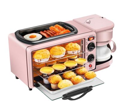 China Electric RV Household Breakfast Maker Breakfast Maker With Toast Oven 3 In 1 Multi Function Breakfast Maker for sale