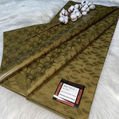 China Magnum Gold XXXL Paris Cotton Brocade Fabrics Shadda Damask Jacquard Organic Super Shinning Fabric of CFI Europe Bazin Riche Europe Bazin Riche for Men for sale