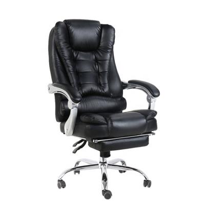 China Revolving Wholesale Cheap Reclining Boss Chair Luxury Office Furniture Swivel Office Chair With Footrest for sale