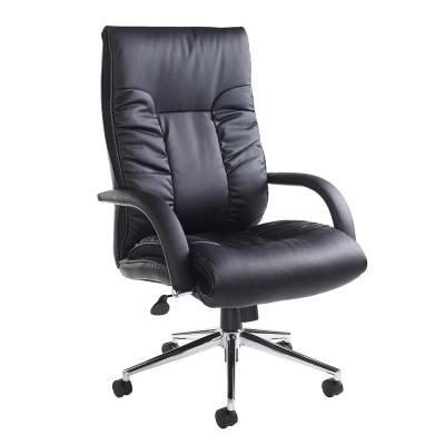 China Adjustable (height) Wholesale Luxury Ergonomic Boss Office Chairs Swivel Home Office Furniture  Leather Furniture Sets for Office Desks for sale