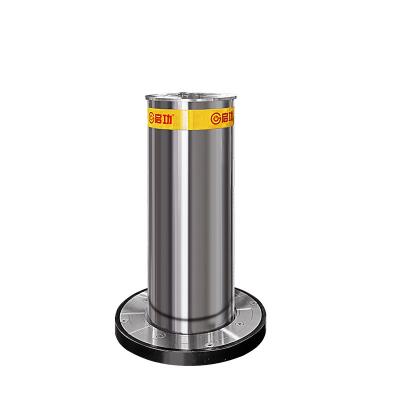 China Anti - Corrosion 304 Stainless Steel Grade Water Proof Anti - Vehicle Collision Resistant Road Blocker Automatic Hydraulic Rising Traffic Barrier Bollards for sale