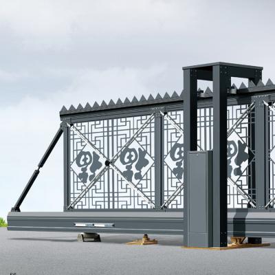 China Modern Automatic Aluminum Driveway Gate Never Rust QG-L2353 for sale