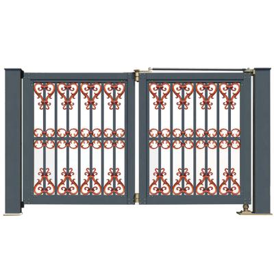 China Exterior Door Manufacturer Base Track Modern Aluminum Electric Folding Aluminum Door for sale