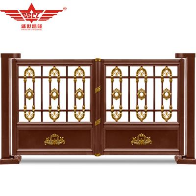 China Aluminum Alloy Modern Exterior Swing Gate Single Swing Gate for Home for sale