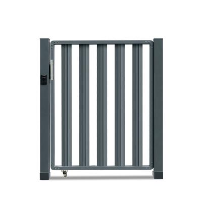 China Basic Track Design Modern Automatic Sliding Retractable Remote Gate For Park Manual Aluminum Alloy Gate With Dual Motor for sale