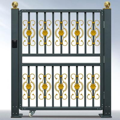 China Modern specialized aluminum alloy swing gate designs for villa L958C for sale