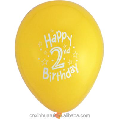 China Decoration Decoration Happy Birthday Wishes Helium Stuffing Balloons for sale