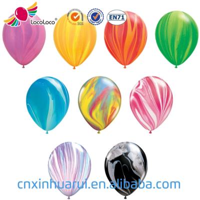 China Wholesale Custom Printed Decoration Party Birthday Decoration Balloon Marble Latex Helium Balloon for sale