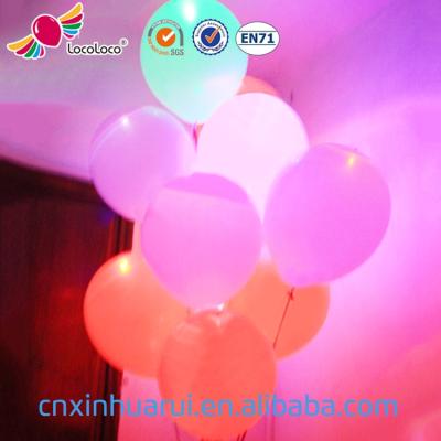 China 2019 Hot Selling Toy Standard Party Favor Wedding Decorations Led Flashing Lights 12 Inch Round Baloon Balloon for sale