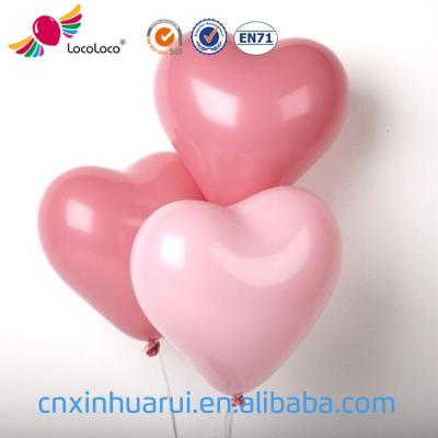 China Good Quality Heart Balloon Wholesale Colorful Non-Toxic Balloon Decoration 12 Inches for sale