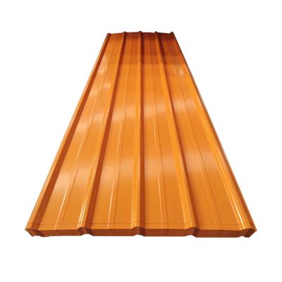 China Container Aisi Color Coated Corrugated Steel Sheet Colored Coated Roofing Sheet Zinc Steel Sheet 0.35mm IBR for sale