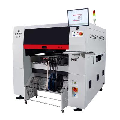 China 10 Mounting Head Precision Pick And Place Machine For 0.6mm-3.5mm PCB Thickness for sale