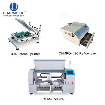 중국 조립을 위한고 정밀도 CHM-T560P4 5500cph SMT 생산 라인 판매용