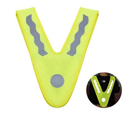 China Convenient High Visibility RTS Safety Vest Triangle Shape Reflective Sweater For Kids Kindergarten Kids Kindergarten Custom Logo for sale