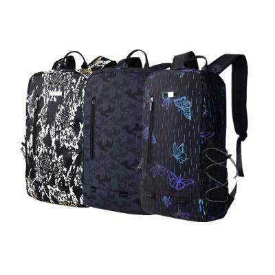 China Thoughtful Fabric Reflective Animal Prints Bright Ladies School Casual Backpacks For Women Computer for sale