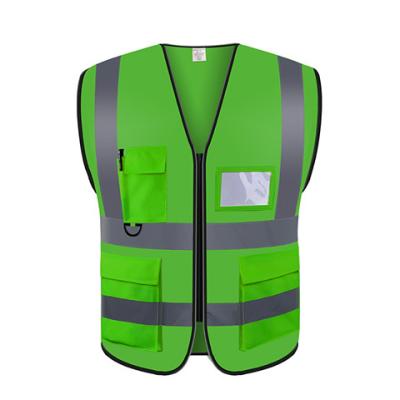 China Traffic Safety Workplace Safety Equipment Shop Sale Reflective Vest Safety Clothing With Multi Pockets for sale