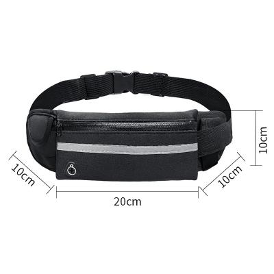 China Reflective High Quality Waterproof Sport Waist Bag Sports Factory Factory Cloth Running Belt Waist Bag for sale