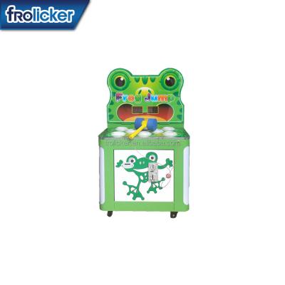 China Coin Operated Children Hitting Hammer Frog Hitting Machine 110cm X 80cm X 80cm Game Machine Children's Percussion Game for sale