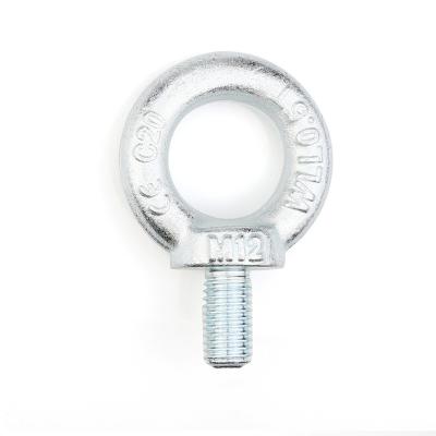 China Durable O Ring Steel Forged Galvanized Lifting Eye Nut Shackle Eye Bolt With Wing Nut Ring Connector Eye Bolt for sale