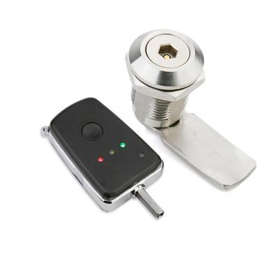 China Good Industrial Fence Protection 1/4 Stainless Steel Quarter Turn Smart Electronic Cylinder Lock With Smart Key for sale