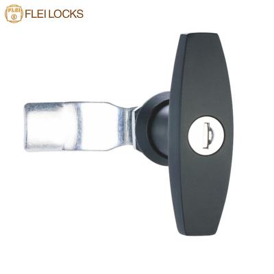 China Zinc Alloy Door Housing Length With Key Cylinder T-Handle Lock for sale