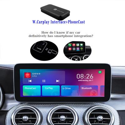 China carplay screen mirror radio for universal car wired carplay to usb wireless carplay plug in and play for sale