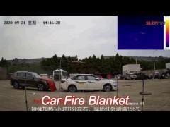 fiberglass ev battery fire blanket reusable for electric car