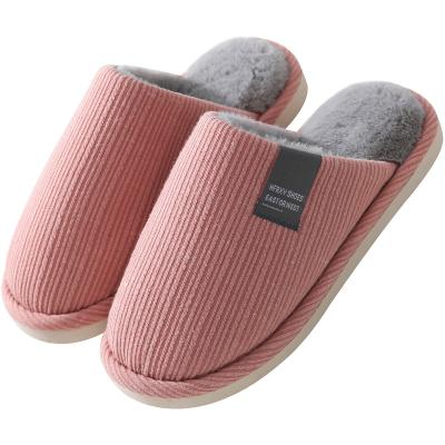 China New 2021 Fashion Trend Bedroom Comfort Fashion Fur Bedroom Unisex Winter Bedroom Slipper Soft Warm Indoor Slippers Warm Slippers for sale