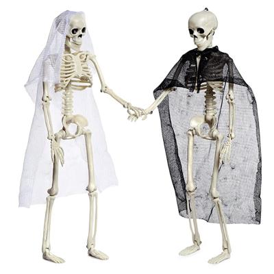 China Party Props Ghost Simulation Human Skeleton Human Body Part Props Plastic Skeleton Ghost Chamber Tower Party Decoration Halloween Toys for sale