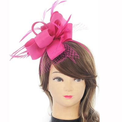 China Pretty Lady Fashional Pretty Lady Feather Veil Wedding Fascinator Hairband Fascinator Headband Halloween Headband for sale